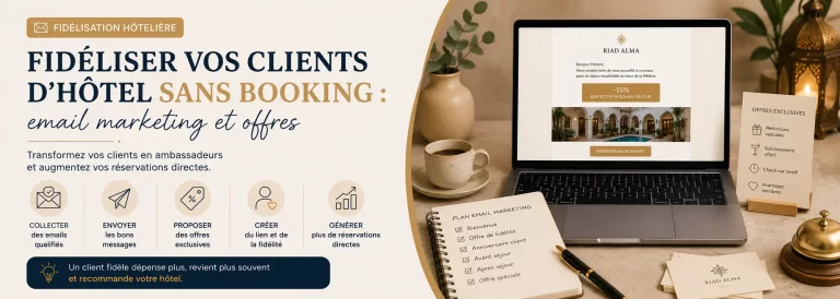 Fidéliser vos clients d&rsquo;hôtel sans Booking : email marketing et offres