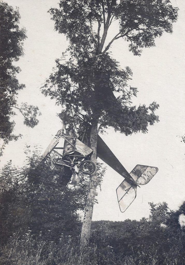 tourisme au maroc — Airplane Crash, circa 1918